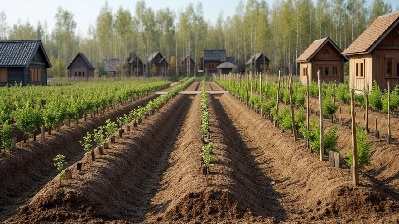 Уход за деревьями после посадки