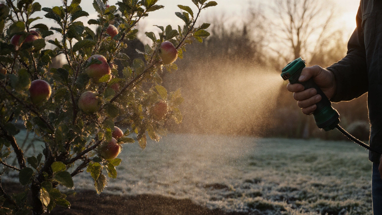Чем опрыскать растения перед возвратными заморозками: проверенные средства и правила применения