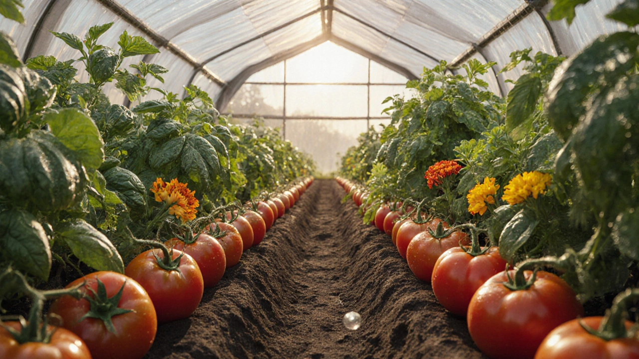 Что можно выращивать в одной теплице с помидорами: лучшие соседи для урожая