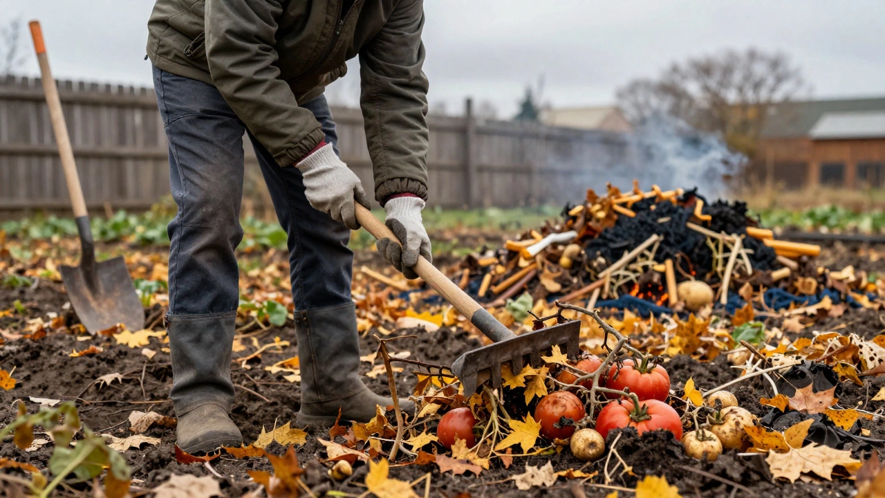 Чем обеззаразить землю на огороде осенью: проверенные способы